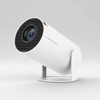 White security camera with black lens on a light gray background