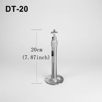 Metal stand with adjustable height feature, labeled DT-20 and 20cm (7.87 inch) on a white background.
