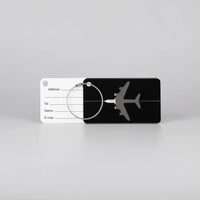 Metal loop lock with airplane design and installation instructions on a white background