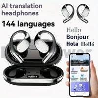 ÉCOUTEURS DE TRADUCTION IA QUANTIQUE — SÉRIE PRESTIGE