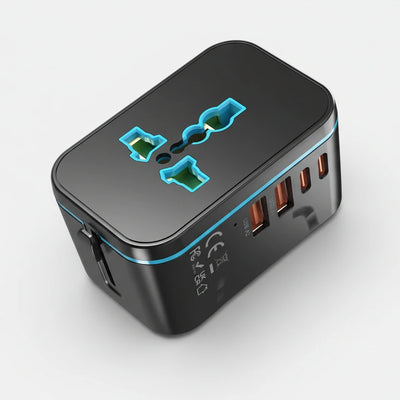 Adaptateur de voyage universel – Station de charge ultra-rapide et multiports